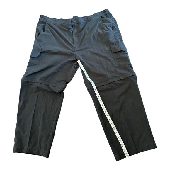 HB Harbor Bay Men's Convertible Cargo Pants in Charcoal Gray Size 2XL x 30 - Picture 5 of 12